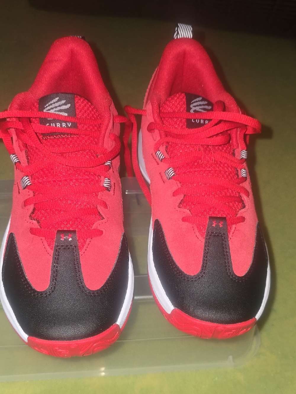 Brand New Never Worn!!!!Under Armour Red and Black Training Sneakers